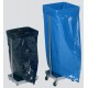 Support sac poubelle en acier galvanisé