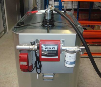 Pompe 60L/min + compteur et filtre, pour gasoil, GNR