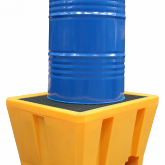 Bac de rétention en PEHD pour 1 fût de 220 L