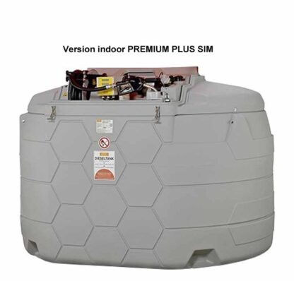 Station Gasoil 5000 L CUBE indoor PREMIUM PLUS SIM