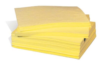 100 feuilles absorbantes pour produits chimiques